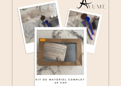 kit de matériel de découverte jesmonite